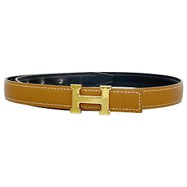 Hermès Hermes Constance Belt in Courchevel Box Calf Leather