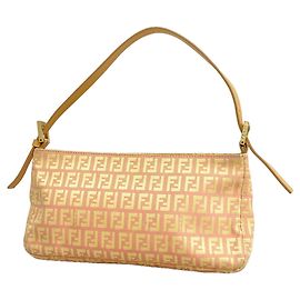 Fendi Zucchino Handtasche aus Nylon und Canvas