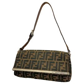 Fendi Zucca Handtasche aus Nylon und Canvas