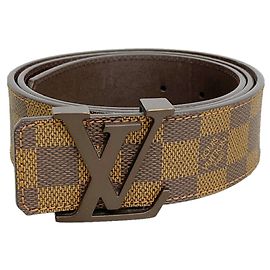 Cintura Louis Vuitton Damier in Ebene