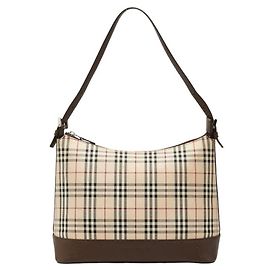 Burberry Nova Check One-Shoulder Tasche