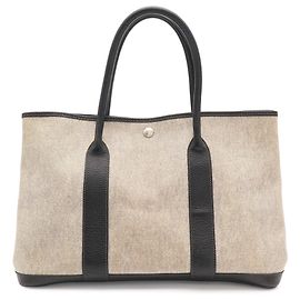 Hermès Saco de mão Hermes Garden PM Bolduc Ribbon Tote Bag