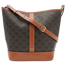 Céline Borsa a tracolla Medium Bucket Triomphe CELINE