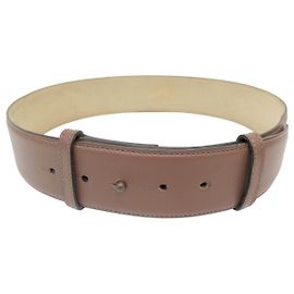 Alaïa ALAIA WIDE BELT T70 A 74 CM BROWN LEATHER
