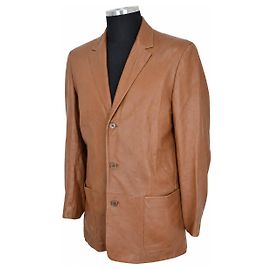 Hugo Boss Louis Lederblazer Braun