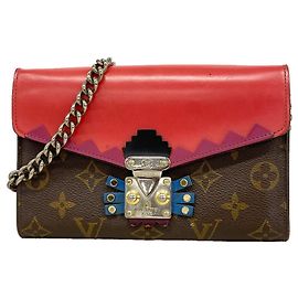 Louis Vuitton Monogram Totem Portefeuille Twist Chain Wallet