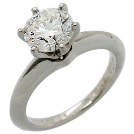 Autre Marque Tiffany & Co. Platin-Solitär-Diamantring