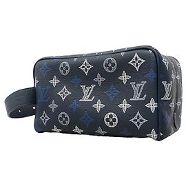 Louis Vuitton Monogram Shadow Locker Dopp Kit Handbag