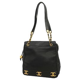 Chanel Triple Coco Chain Tote Bag