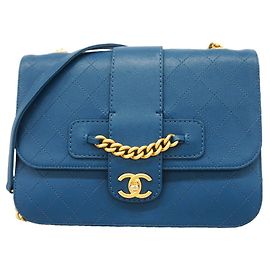 Bolsa de Ombro com Corrente Chanel Matelassé
