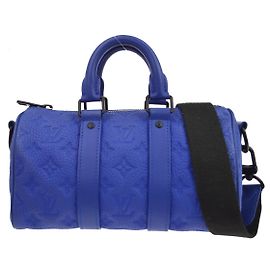Louis Vuitton Keepall Bandouliere Monogram Taurillon Leather 25