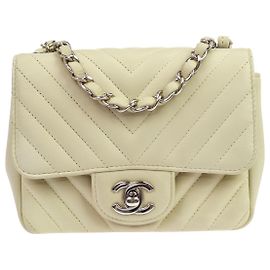 Chanel Classic Single Flap Chevron Lambskin Mini
