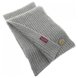 Gucci Double G Stola aus Wolle und Kaschmir