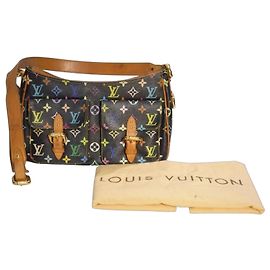 Louis Vuitton Lodge GM Monogram Multicolore Murakami Tasche - Schwarz