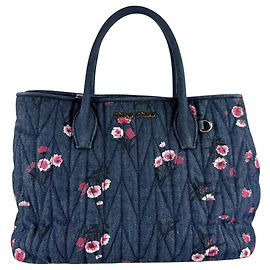 Borsa a mano/Borsa a tracolla Miu Miu in denim