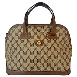 Borsa Tote Gucci GG Monogram Marrone Beige
