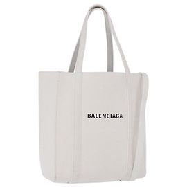 Borsa a mano BALENCIAGA Everyday XXS in pelle 2way Bianco Argento 551815 Auth 204853A