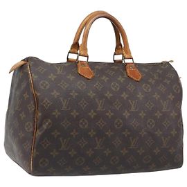 LOUIS VUITTON Monogram Speedy 40 Hand Bag M41522 LV Auth 201213