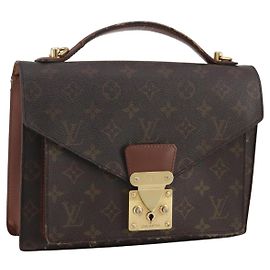 LOUIS VUITTON Monogram Monceau 26 Handtasche M51187 LV Auth 205840