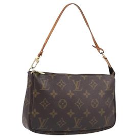 LOUIS VUITTON Monogram Pochette Accessoires Pouch M51980 LV Auth 204168
