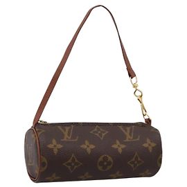 LOUIS VUITTON Monogram Papillon Pouch Pouch LV Auth 202022
