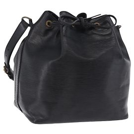 Borsa a tracolla LOUIS VUITTON Epi Petit Noe Nera M44102 LV Auth 205071A
