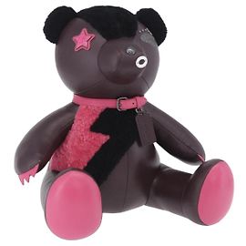 Coach Stuffed Leather Bordeaux Auth 203716