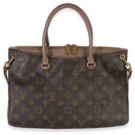 Louis Vuitton Taupe Monogram Canvas Pallas MM