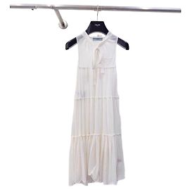 Prada Kleid Weiß aus Polyamid
