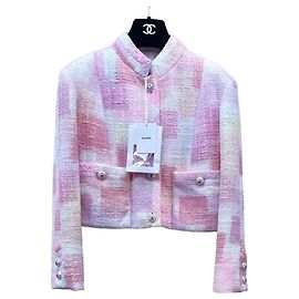 Chanel 23S Tweed Jacket Pink
