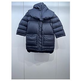 Chanel Black Down Jacket with Removable Hood