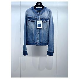 Jaqueta Chanel 24B em denim azul