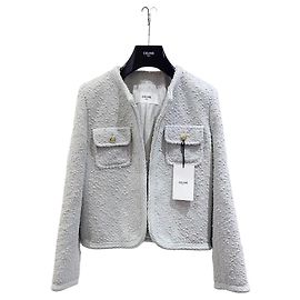 Jaqueta Céline de Tweed Verde
