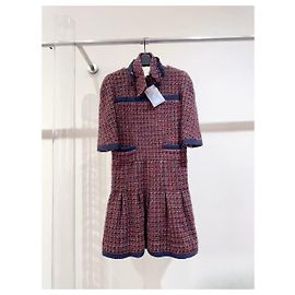 Chanel Kleid aus mehrfarbigem Tweed