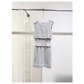 Abito Chanel in tweed grigio