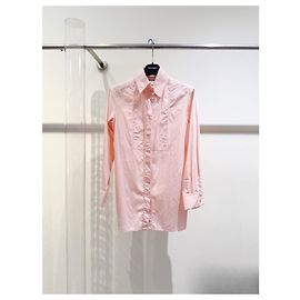 Top Chanel de seda rosa talla 34