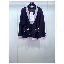 Chanel 24K Pull en laine color-block