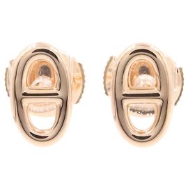 Hermès Boucles d'oreilles puces Hermes Farandole 18K Pink Gold