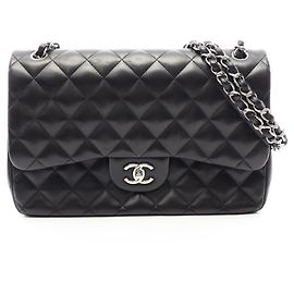 Bolsa de Ombro Chanel Large Matelassé Classic Double Flap