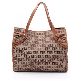 Fendi Zucchino Tote Bag