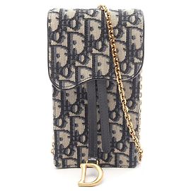 Borsa a tracolla Christian Dior Dior Oblique Vertical Saddle Pouch