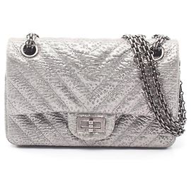 Bolsa de Ombro Mini Chanel 2.55 Chevron V-stitch