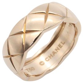 Bague anneau Chanel Coco Crush en or rose 18K