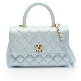 Sac à main Chanel Coco Handle Flap Matelassé Metallic