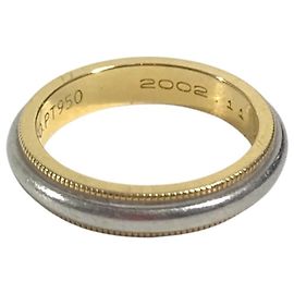 Autre Marque Tiffany & Co. Ehering aus 18K Gold und Platin