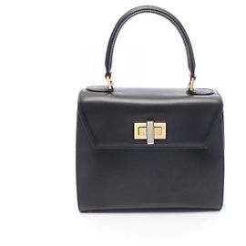 Céline Celine Handtasche aus schwarzem Leder