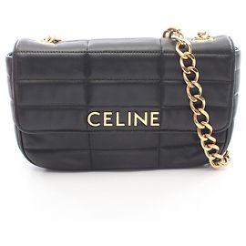 Céline Bolsa de Ombro Celine Monochrome em couro