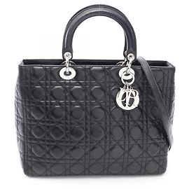 Borsa a mano 2-Way Lady Dior Large Cannage Christian Dior