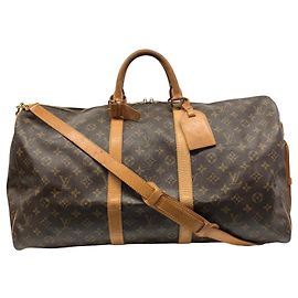 Louis Vuitton Keepall Bandoulière 55 Boston Bag