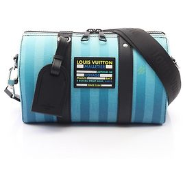 Bolsa de Ombro Louis Vuitton City Keepall Damier Stripe